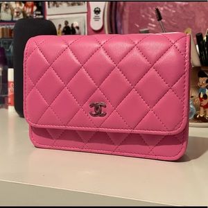 Chanel Pink Wallet Purse